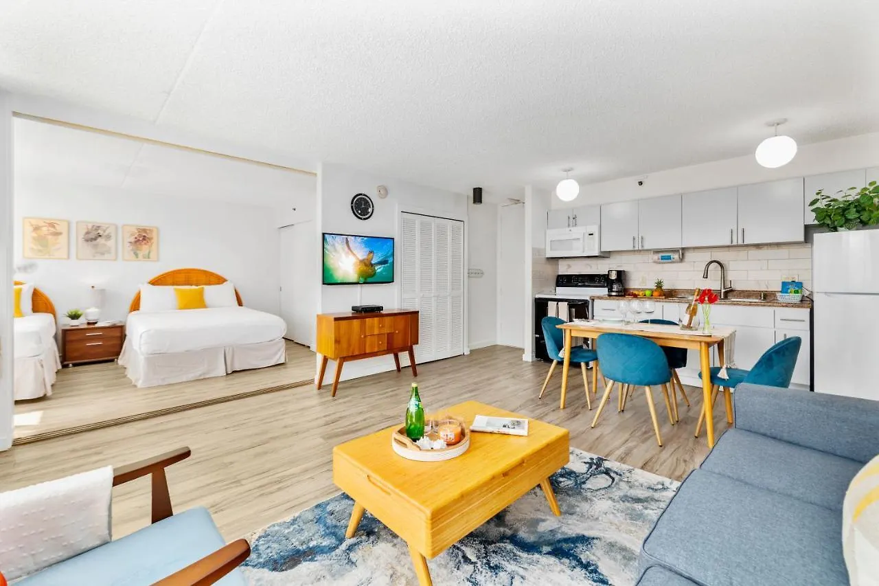 Charming Condo Steps From Waikiki Beach With Parking! 檀香山 美国