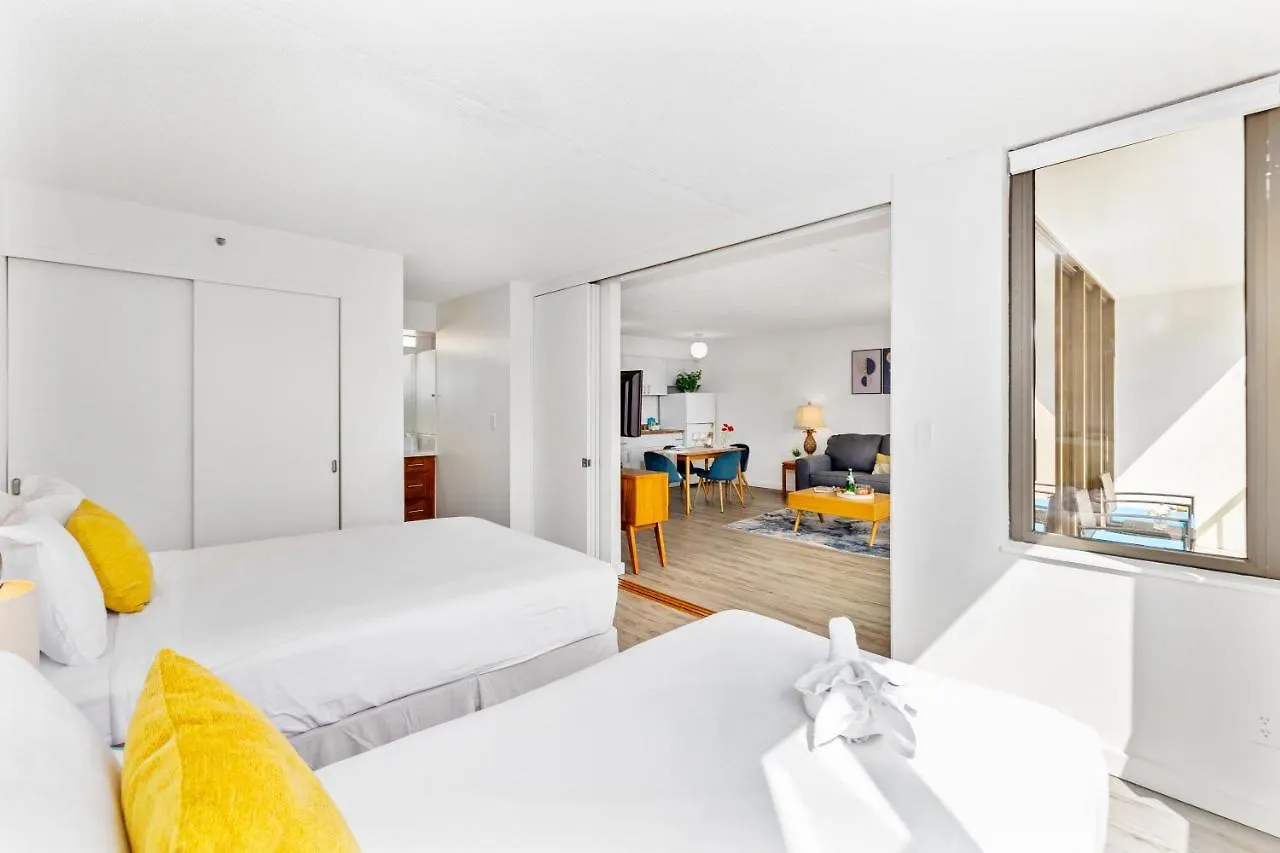 公寓 Charming Condo Steps From Waikiki Beach With Parking! 檀香山
